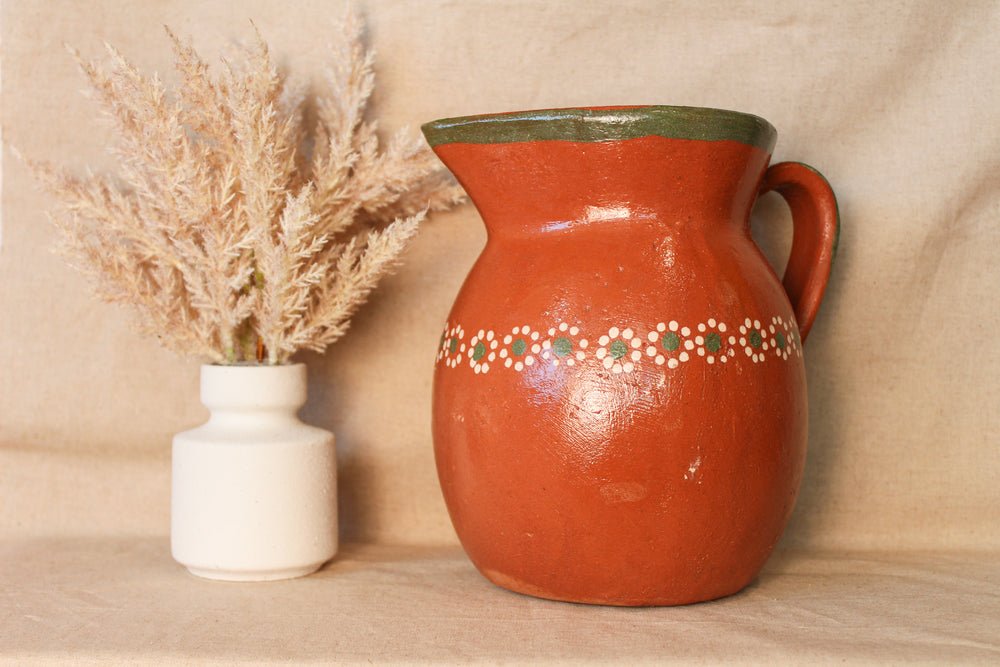 Barro Jarra Flor Gr