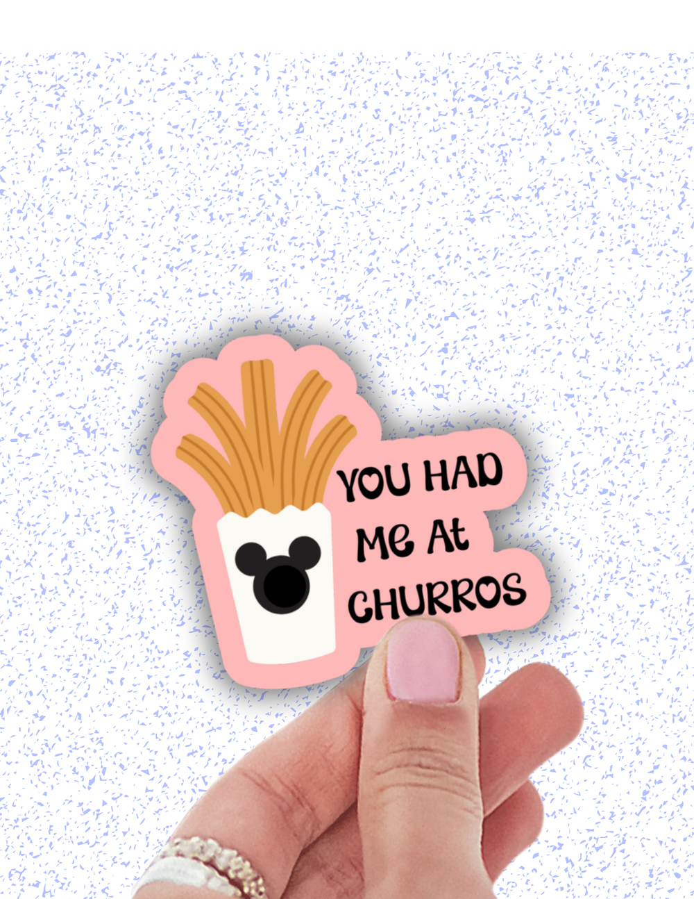 You Had Me At Churros Sticker
