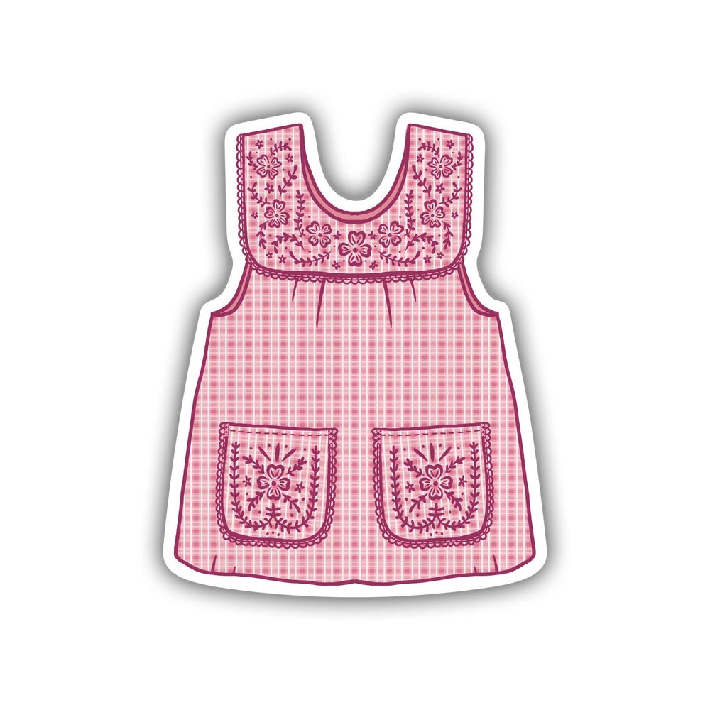 Abuelas Pink Mandil Vinyl Sticker