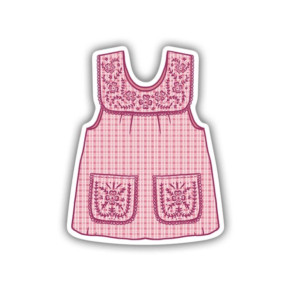 Abuelas Pink Mandil Vinyl Sticker